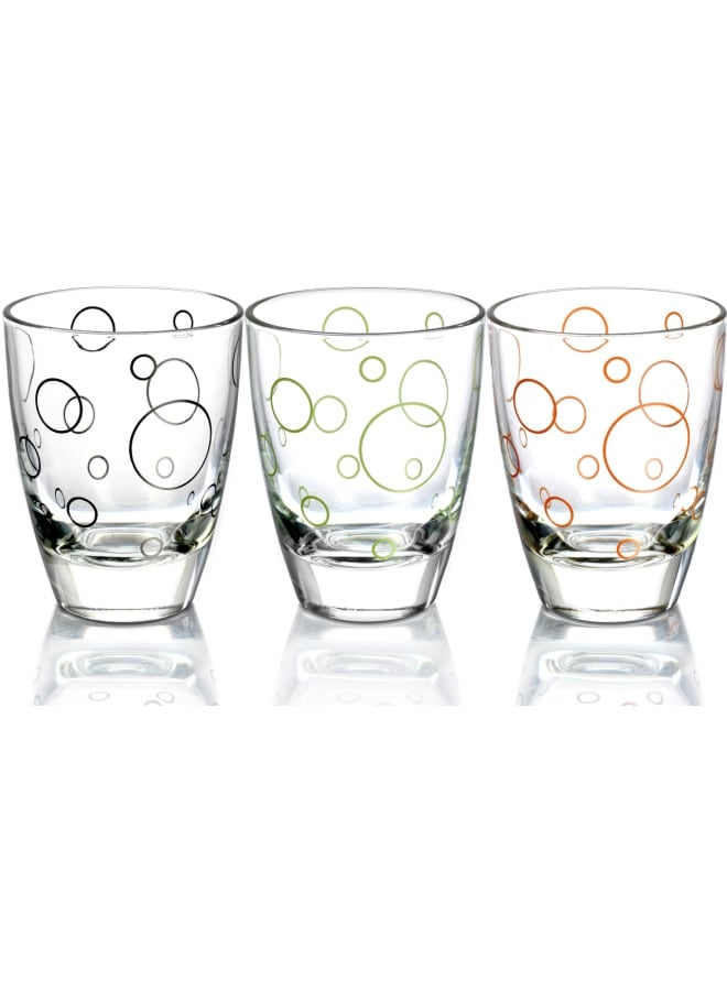 ديكافر طقم أكواب كاجوال مكون من 3 قطع متعدد الألوان 270ملليلتر - Image 1