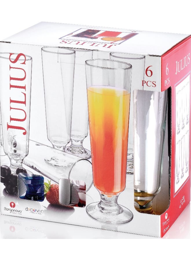 ديكافر طقم أكواب زجاج مكون من 6 قطع شفاف 320ملليلتر - Image 2