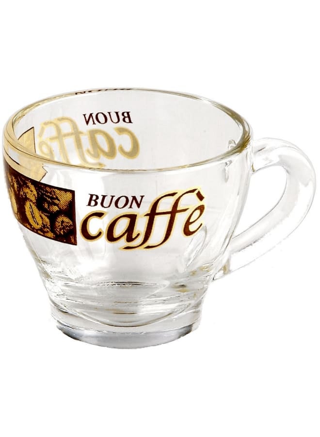 ديكافر Glass Cups Set Caffè 80ml - Image 1