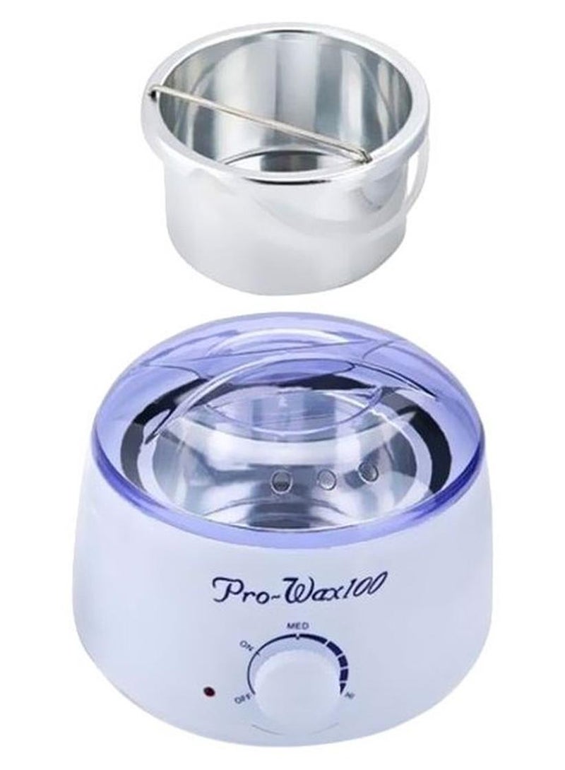 برو واكس 100 جهاز تسخين حبيبات الشمع الكهربائي مع عصا لاستخدام الشمع أرجواني / فضي - Image 1