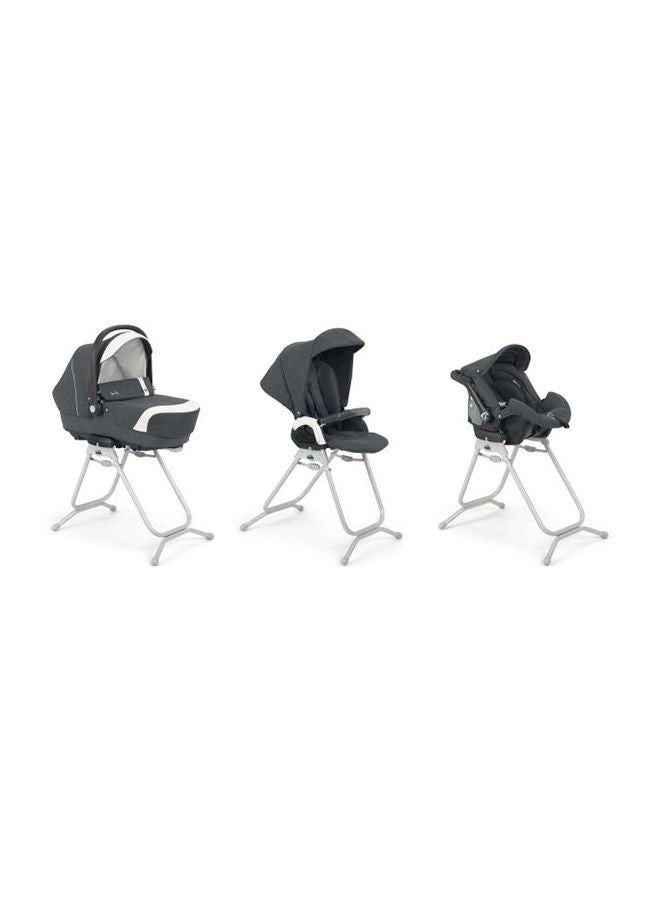 cam - Baby Carrycot Stand And Car Seat, Compatible With Coast Carrycots, Stand, Natural Folding Stand, Travel Stand, Maximum Hygiene In The Home, Compact Folding, Fluido Up To 0 To 15 Kg. - White - Image 1