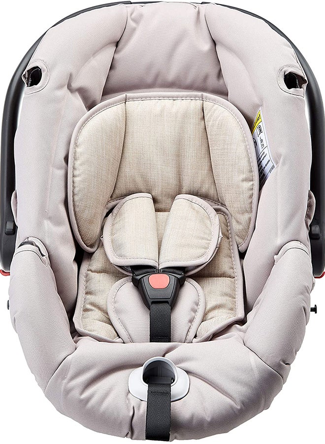 cam Area Zero + Baby Car Seat, Infant/Baby/ Support Cushion, Carry Cot, Canopy Suitable Travel Kids Side Protection For The Head, Compatible, Removable Hood, Essential, Convenient Mechanism - Beige  - Image 5