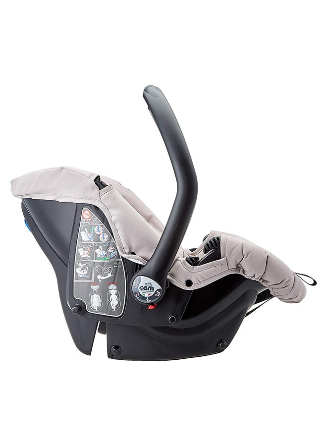 cam Area Zero + Baby Car Seat, Infant/Baby/ Support Cushion, Carry Cot, Canopy Suitable Travel Kids Side Protection For The Head, Compatible, Removable Hood, Essential, Convenient Mechanism - Beige  - Image 4