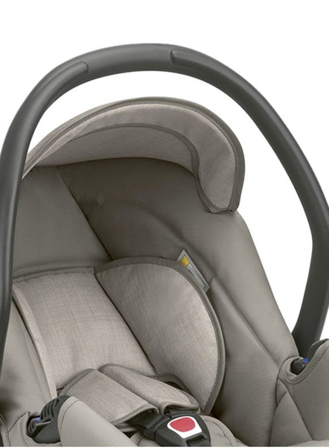 cam Area Zero + Baby Car Seat, Infant/Baby/ Support Cushion, Carry Cot, Canopy Suitable Travel Kids Side Protection For The Head, Compatible, Removable Hood, Essential, Convenient Mechanism - Beige  - Image 2