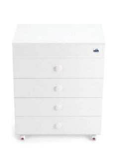 cam Baby Changing Station With Cabinet - Beige/White - Baby Bath, Made In Italy, Changing Station With Drawers, 3 Products In One, Diaper Changing Table, With Wheels, Wood Changing Cabinet  - Image 2