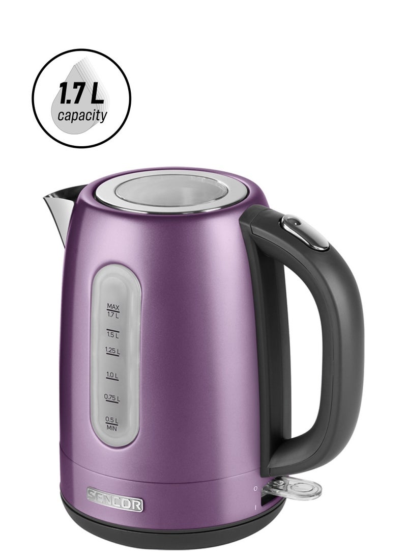 سنكور غلاية كهربائية سعة 1.7 لتر 1.7 L 2150 W SWK 1773VT أرجواني 