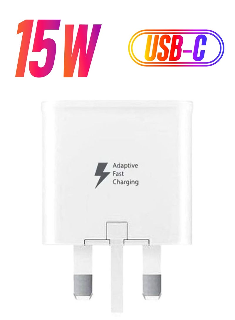 Samsung Wall Charger With Type C Cable White  - Image 1