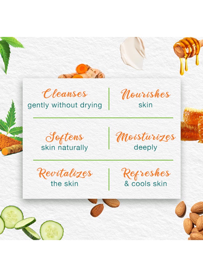 Himalaya Pack Of 6 Cream And Honey Nourishing Soaps 125grams - Image 4