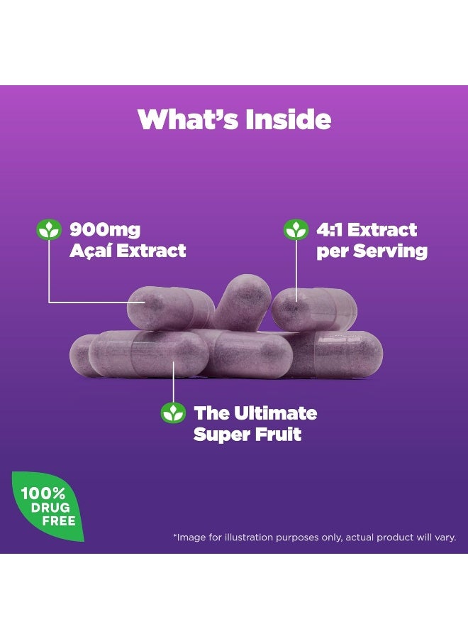 NATROL - Acai Berry Antioxidant Protection 1000Mg, 75 Veggie Capsules - Image 1