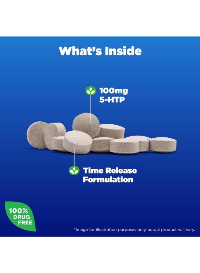 Natrol Mood Plus Stress, 5-Htp 100Mg - 45 Tablets Packaging May Vary - Image 4