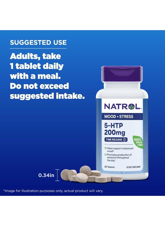 مكمل غذائي 5-HTP للحالات المزاجية والتوتر بتركيز 200 ملليجرام - Image 3