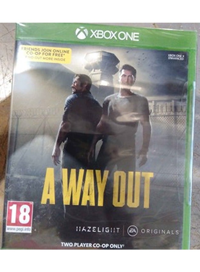 جيكاي جيمز لعبة الفيديو "A Way Out" - من ألعاب المغامرة - متوافقة مع جهاز الألعاب إكس بوكس ون - مغامرة - إكس بوكس وان 