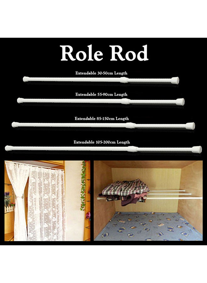 Extendable Curtain Rail White - Image 2