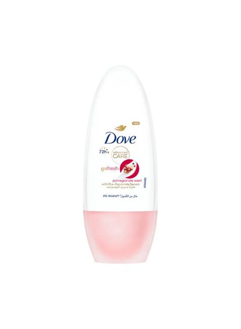 Dove Women Antiperspirant Deodorant Roll On Pomegranate white/Pink 50ml