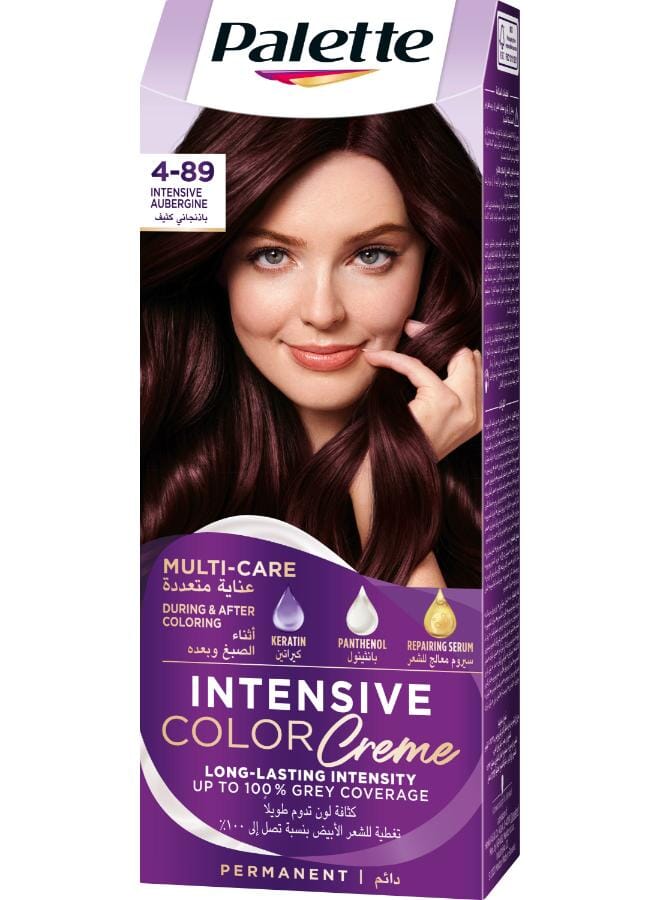 Palette Intensive Color Crème 4-89 Intensive Aubergine 110ml - Image 1
