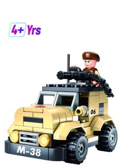 Sluban M38-B0587A Set Of 102 Building Block Toy For Army Car 102 4+ Years  - Image 1