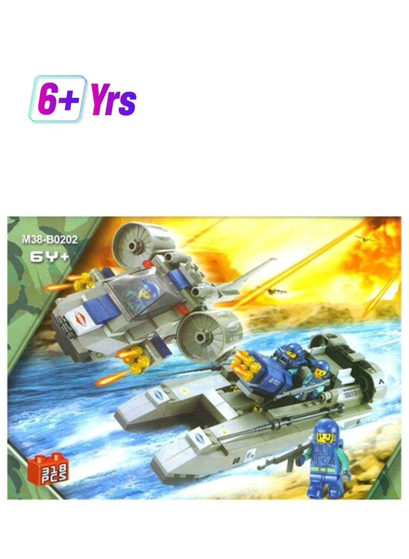 Sluban - M38-B0202 318-Piece Building Block Cubes Set 318 6+ Years - Image 1