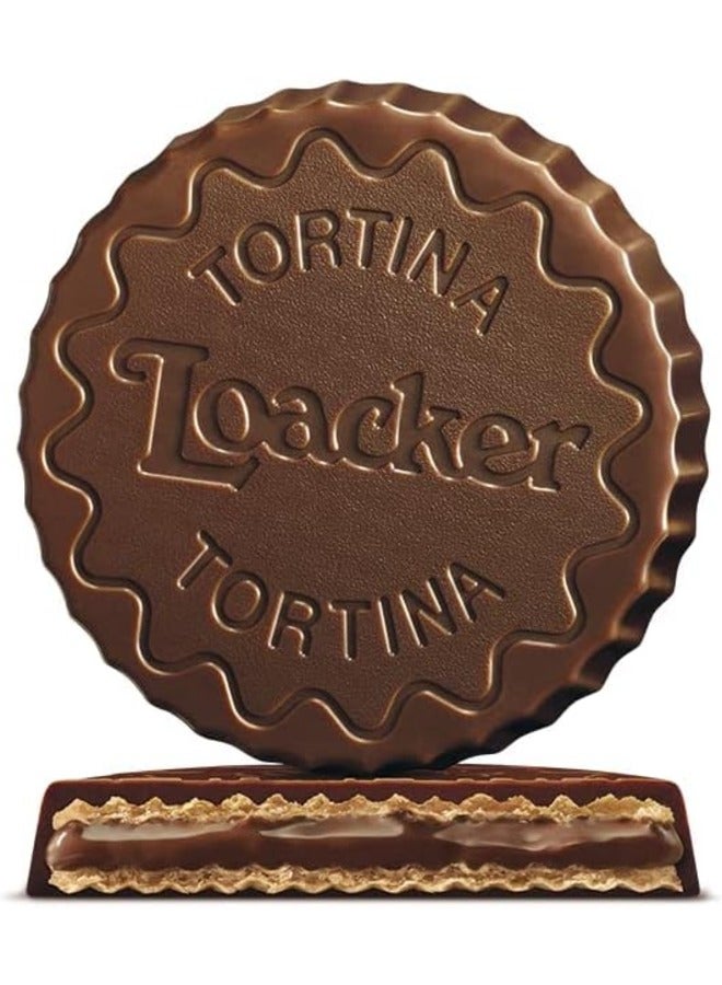 Loacker Trotina Dark Premium Chocolate Coated Wafer 21grams - Image 3