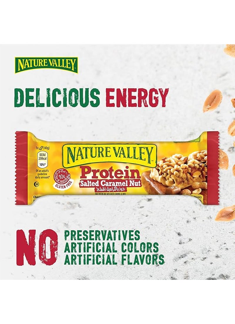 Nature Valley - Salted Caramel Protien Bars Mena 40grams Pack of 4 - Image 1