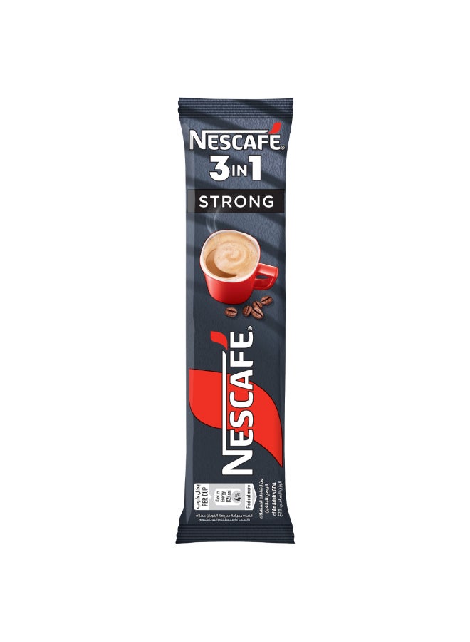 Nescafe 3-In-1 Strong Instant Coffee Mix Sachet 20grams - Image 5