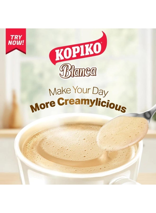 Kopiko Blanca Instant Coffee Mix with Creamy Taste 10 x30g 30grams Pack of 10 - Image 4