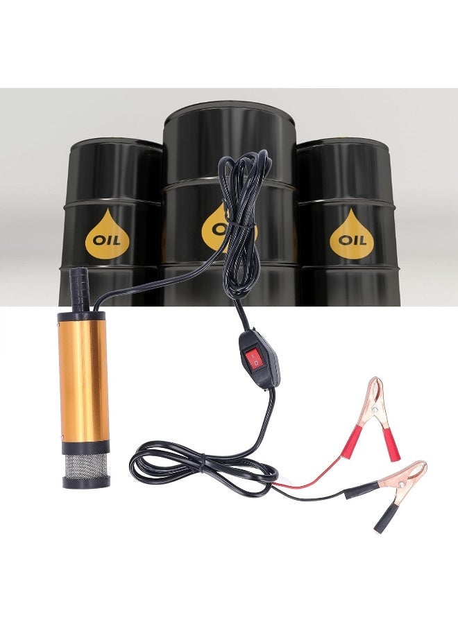 BOSS LIFE STYLE - Efficient Aluminum Alloy Electric Submersible Fuel Transfer Pump For Diesel Oil And Water - Your Portable Fluid Solution - Image 1