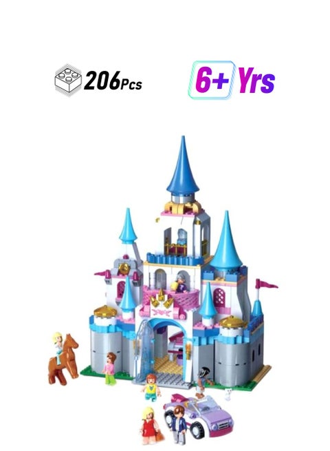 M38-B0610 206-Piece Princess Castle Building Set M38-B0610 206 6+ Years