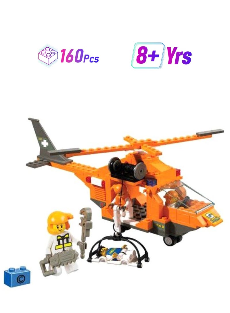 Sluban 6938242938970 160-Piece Rescue Helipad Building Set M38-B0102 160 8+ Years - Image 1