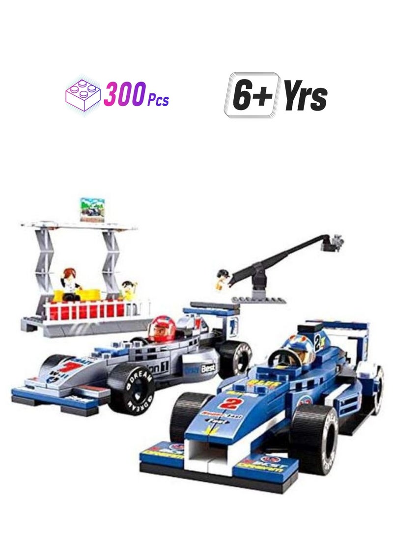 Sluban M38-B0355 300-Piece F1 Racing Department M38-B0355 300 6+ Years - Image 1