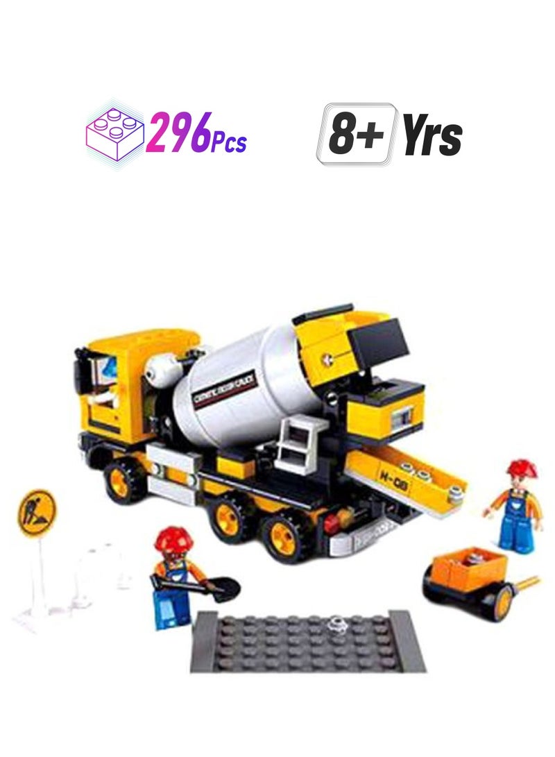 Sluban M38-B0550 296-Piece Town Cement Mixer M38-B0550 296 8+ Years - Image 1