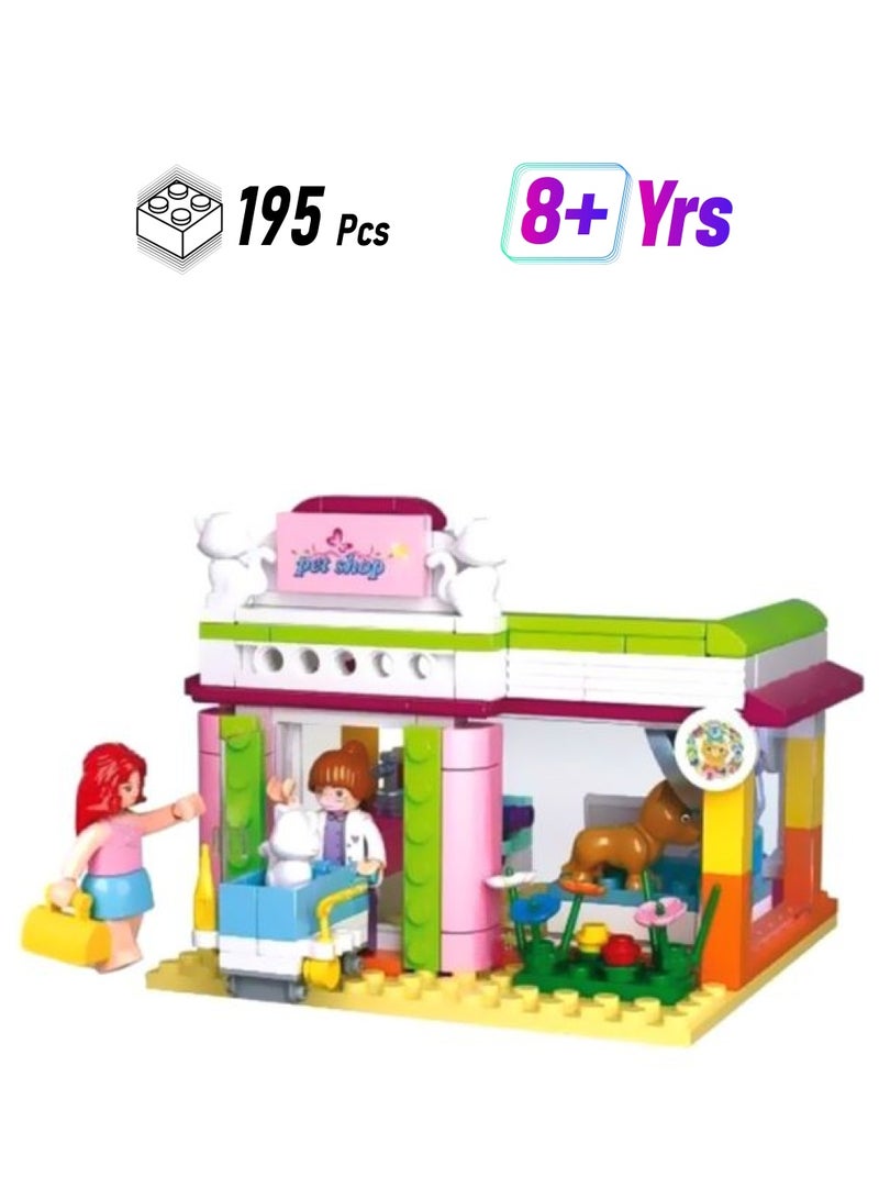 Sluban M38-B0602 195-Piece Pet Shop 6938242953720 195 8+ Years  - Image 1