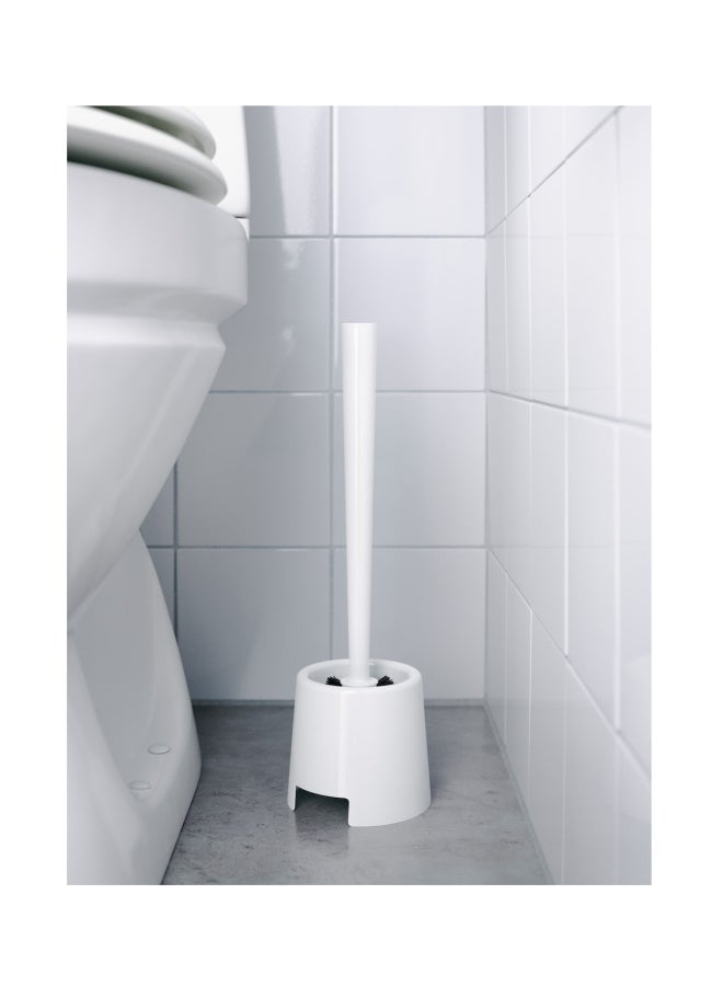 Toilet Brush Holder White 36.5cm - Image 2