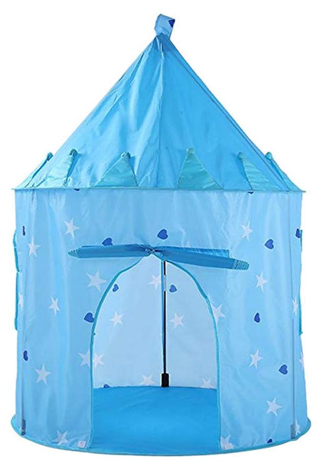 خيمة لعب بتصميم قلعة نجمية متنوعة ومتينة بتصميم مفصل وفريد مصنوع بجودة فائقة 105 x 135سم - Image 1