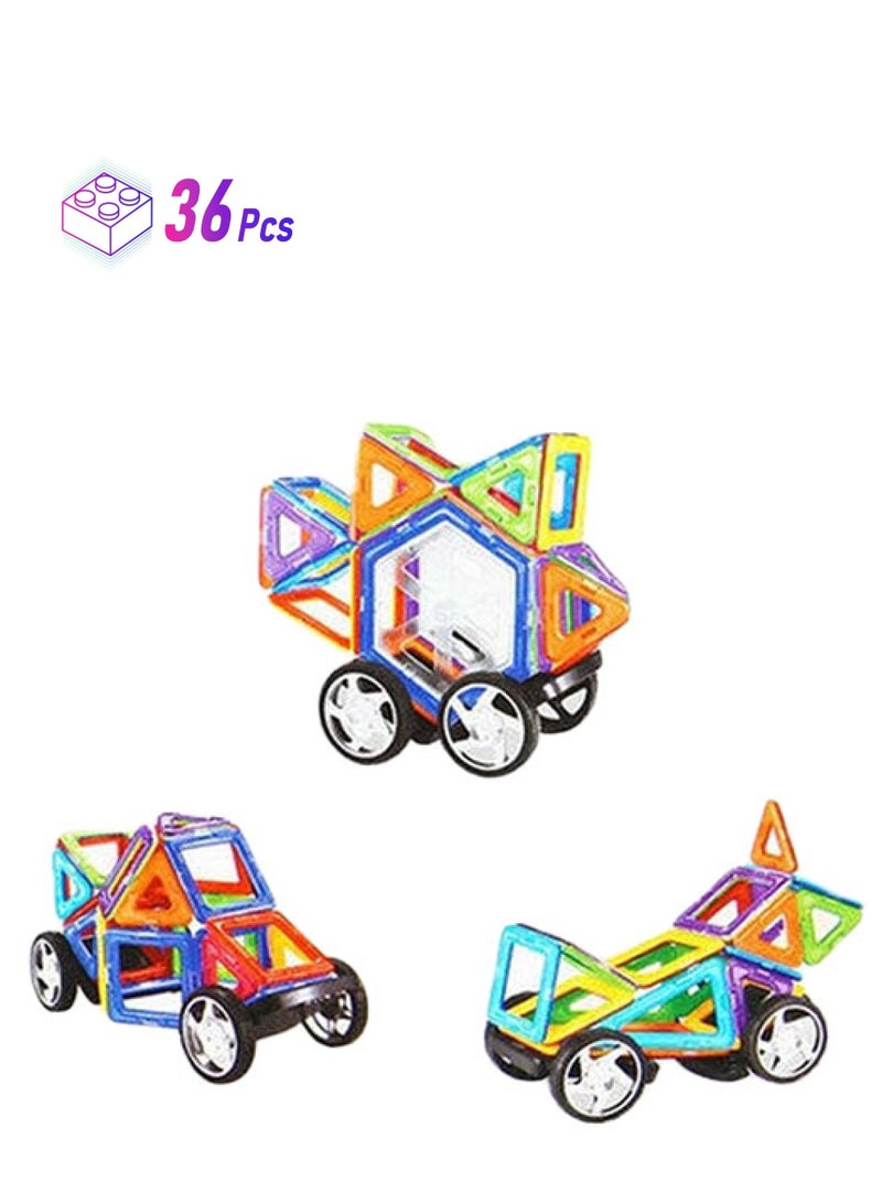 ليتل أنجل مجموعة مكعبات ماجكيس المغناطيسية مكونة من 36 قطعة 36 - Image 1