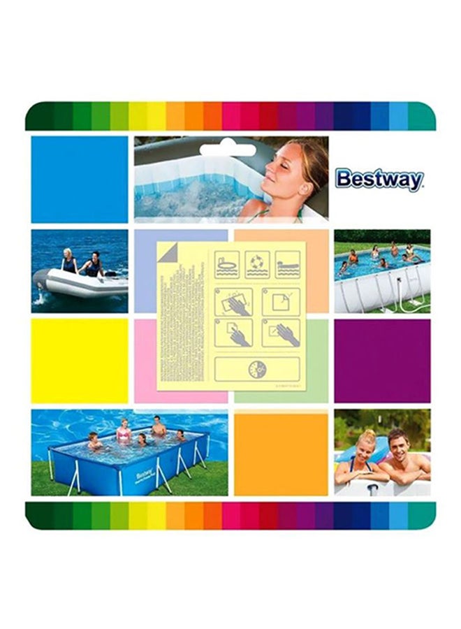 Bestway 10-Piece Self-Adhesive Underwater Repair Patch 6.5 x 6.5cm 6.5 x 6.5cm - Image 1