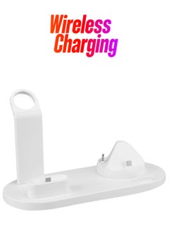 oem 3-In-1 Wireless Charging Stand White  - Image 1