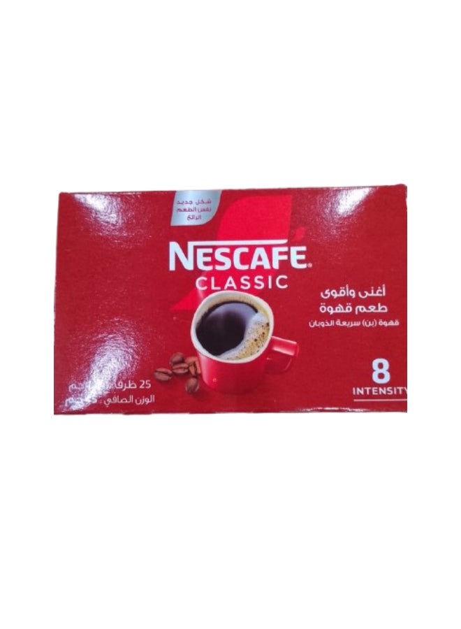 Nescafe Classic 25 Sachet, 45grams 