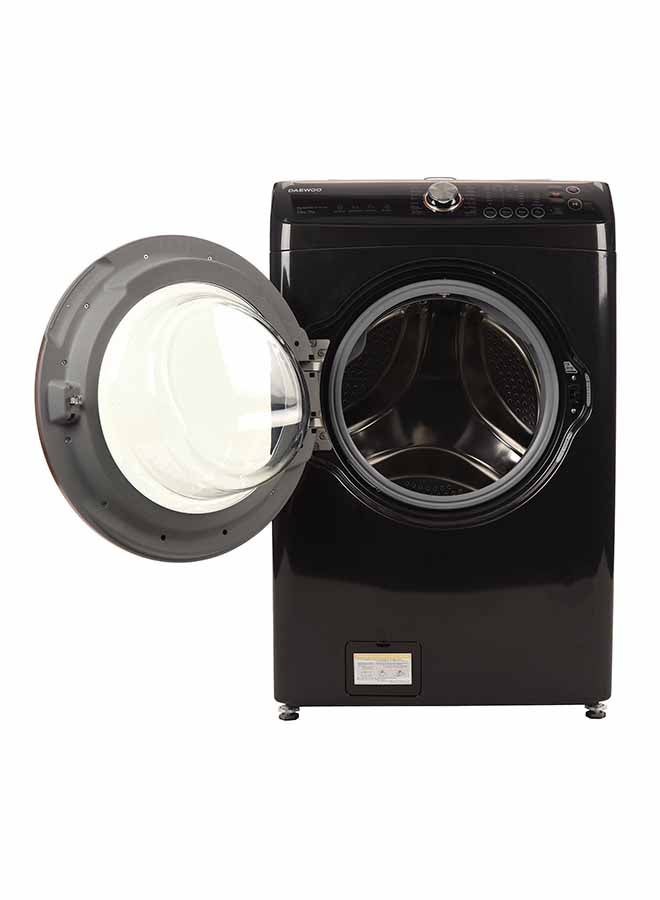 DAEWOO - Front Load, Washer And Dryer Combo, 13kg/7kg 13 kg DWC-SD122KCT Black - Image 1