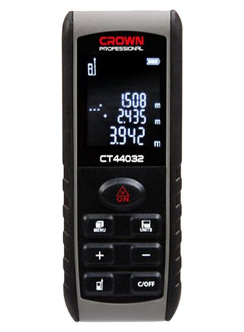 جهاز ليزري لقياس المسافة بمدى قياس حتى 40 متر رمادي/أسود