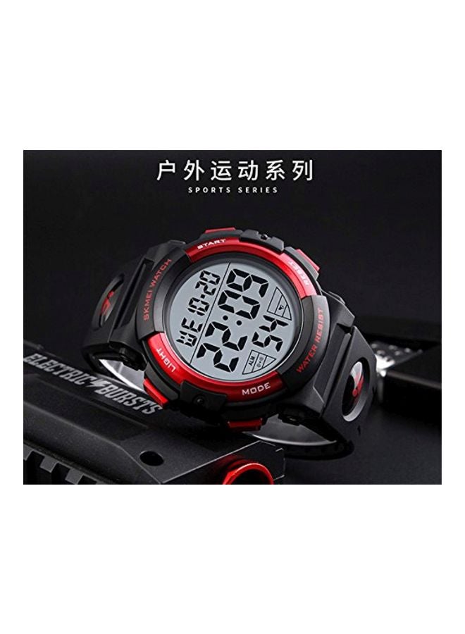 سكمي ساعة يد رقمية مقاومة للماء طراز 1258 للرجال - Image 5