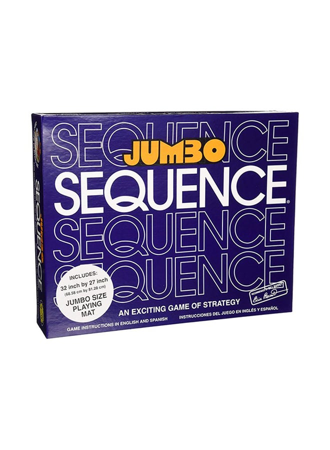 Jumbo Sequence Box Edition Board And Card Games With Party Funny Toy-Family Game - Image 1