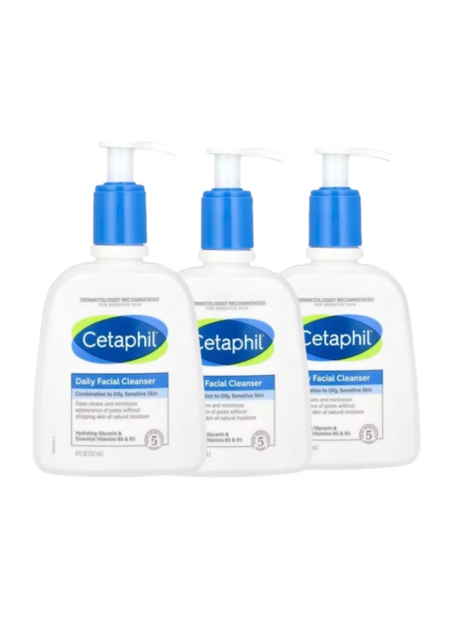Cetaphil Pack Of 3 Daily Facial Cleanser  - Image 1