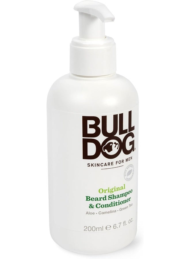 BULLDOG - Beard Shampoo And Conditioner Multicolour 200ml - Image 1