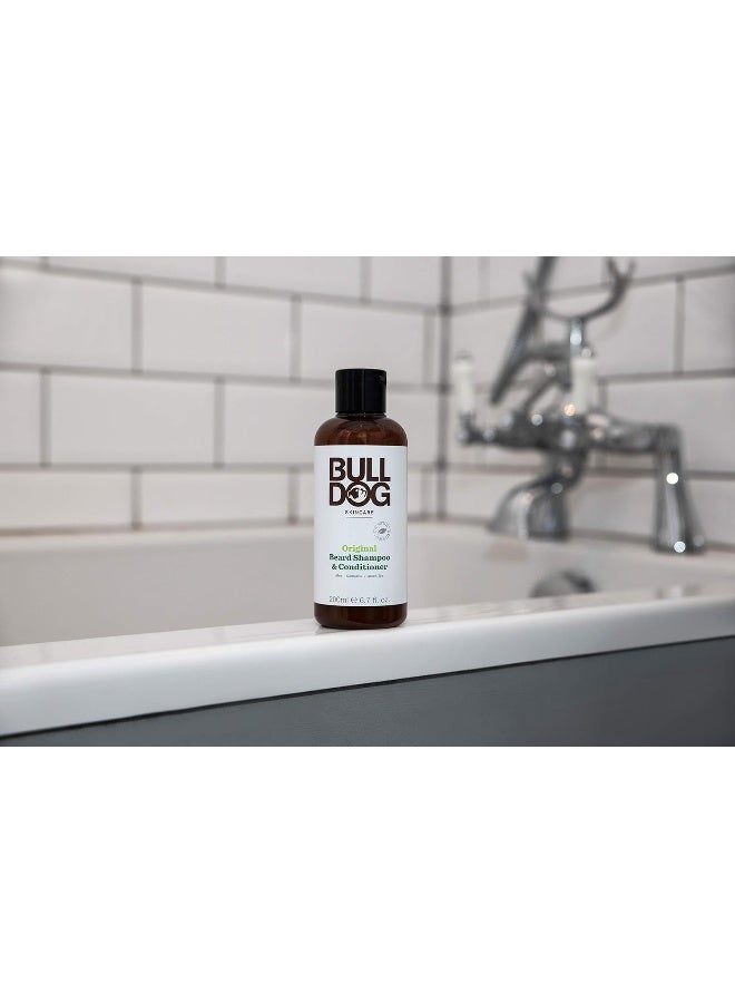 BULLDOG - Beard Shampoo And Conditioner Multicolour 200ml - Image 1