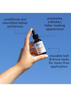 Sky Organics Organic Castor Oil Eyelash Serum, 1 fl oz Packaging May Vary Clear  - Image 1