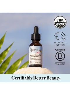 Sky Organics Organic Castor Oil Eyelash Serum, 1 fl oz Packaging May Vary Clear  - Image 4