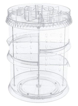 360 Degree Rotating Makeup Organizer Clear - https://f.nooncdn.com/p/pnsku/N30491161A/45/_/1767607702/36c58c4a-3be5-40c0-8485-e54aeef337dc.jpg