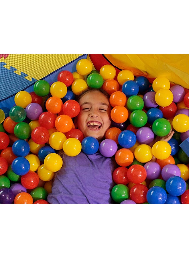 ميتو بيبي مجموعة كرات لعب مع حقيبة شبكية مكون من 50 قطعة 7x7x7سم - Image 3