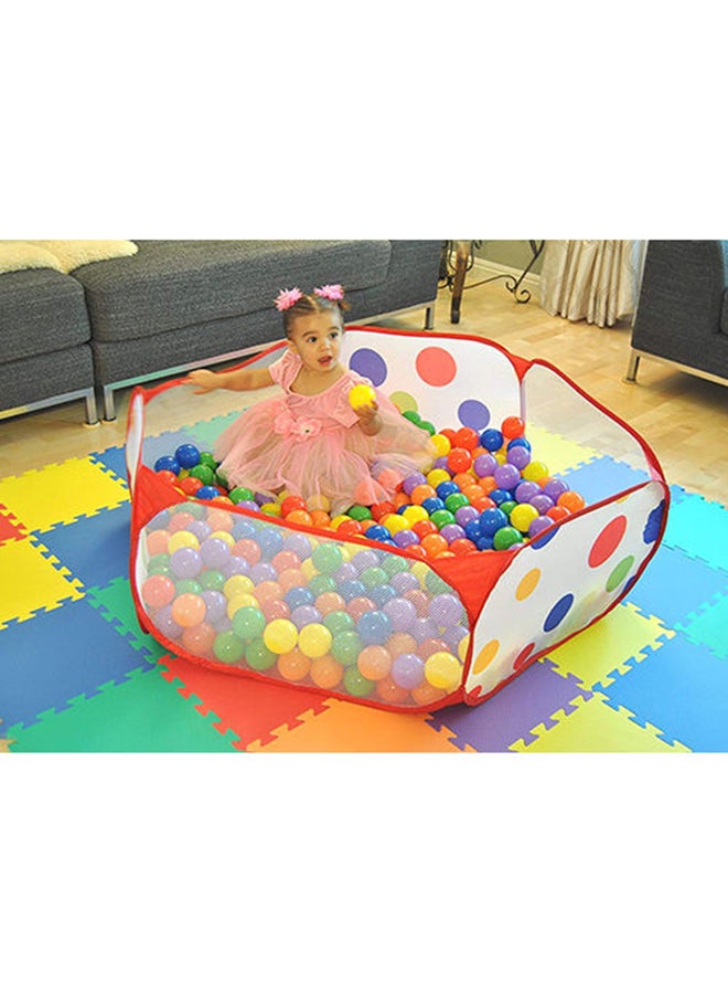 ميتو بيبي مجموعة كرات لعب مع حقيبة شبكية مكون من 50 قطعة 7x7x7سم - Image 5