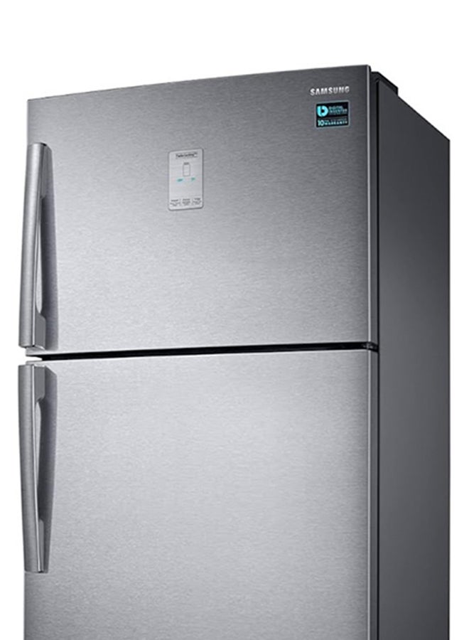 Samsung - 720 Liters Gross/ 500L Net Capactiy, Rt72K6357Sl Top Mount Double Door Refrigerator With Easy Clean Steel, Twin Cooling Plus,Digital Inverter Compressor (RT50K6357SL) RT72K6357SL Silver - Image 1